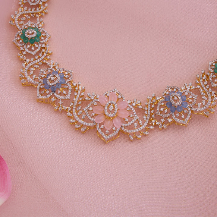 Aquarelle Petal Necklace Set