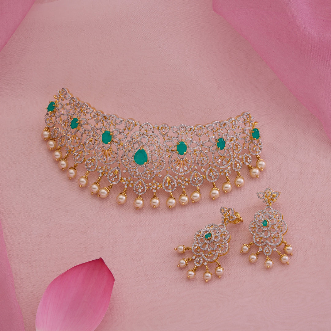 Misty Bloom Choker Set