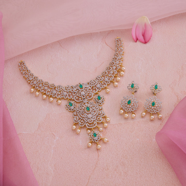 Emerixia Pear Necklace Set