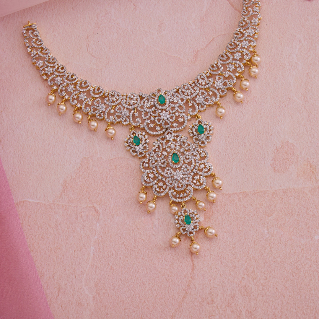 Emerixia Pear Necklace Set