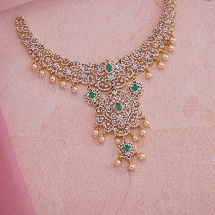 Emerixia Pear Necklace Set