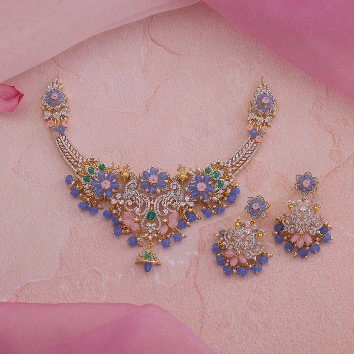 Flora CZ Moraxis Necklace Set