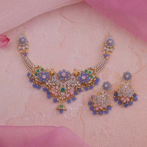 Flora CZ Moraxis Necklace Set
