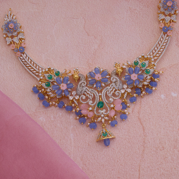 Flora CZ Moraxis Necklace Set