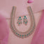 CZ Pear Viera Cz Necklace Set