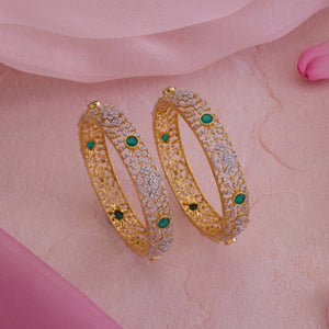 Emerald-Orbica Cz Bangles