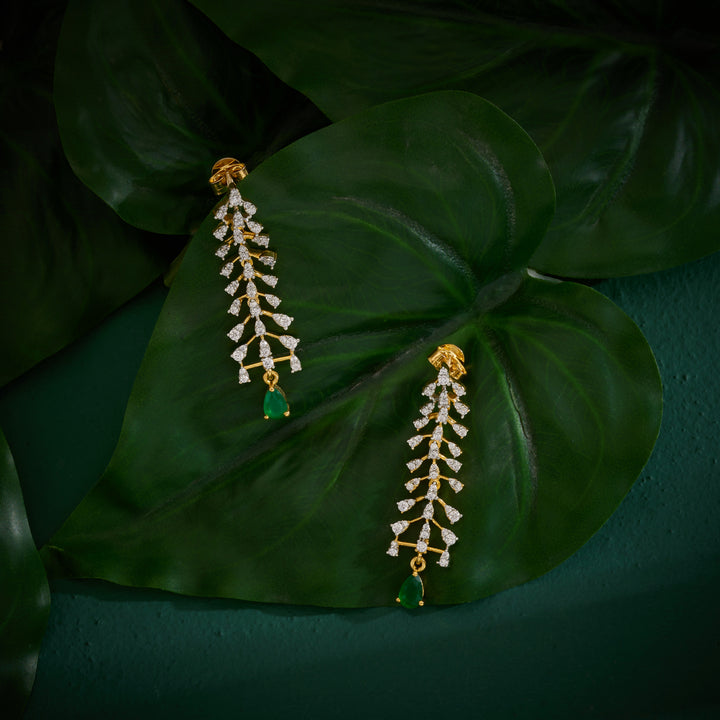 Moonlit Petal Cz Necklace Set