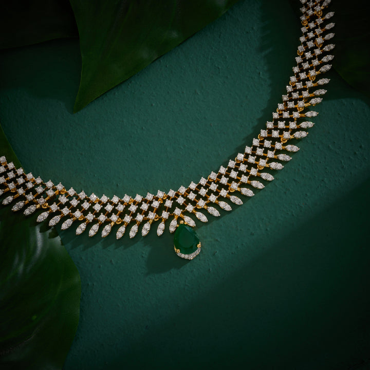 Pearlix Cz Diamond Necklace