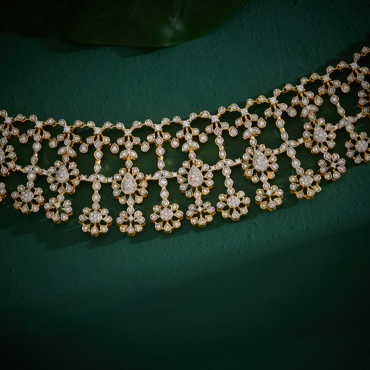 Zircon Flora Necklace Set