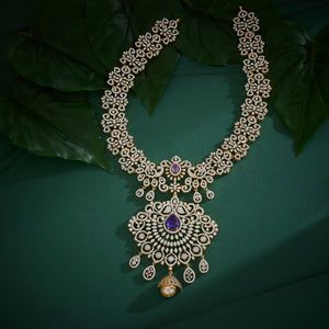 Amethflora Cz Necklace