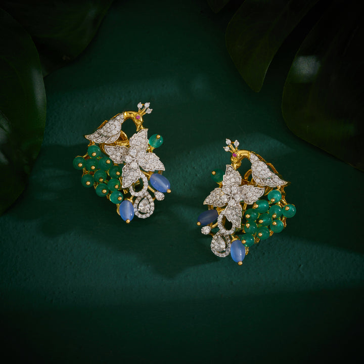 Swan Cz Necklace Set