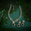 Starry Blue Cz Necklace Set
