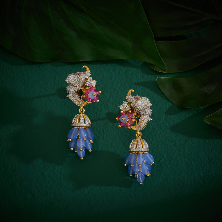 Satrangi Gajini Necklace Set