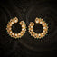 Floral Halo Moissanite Hoops