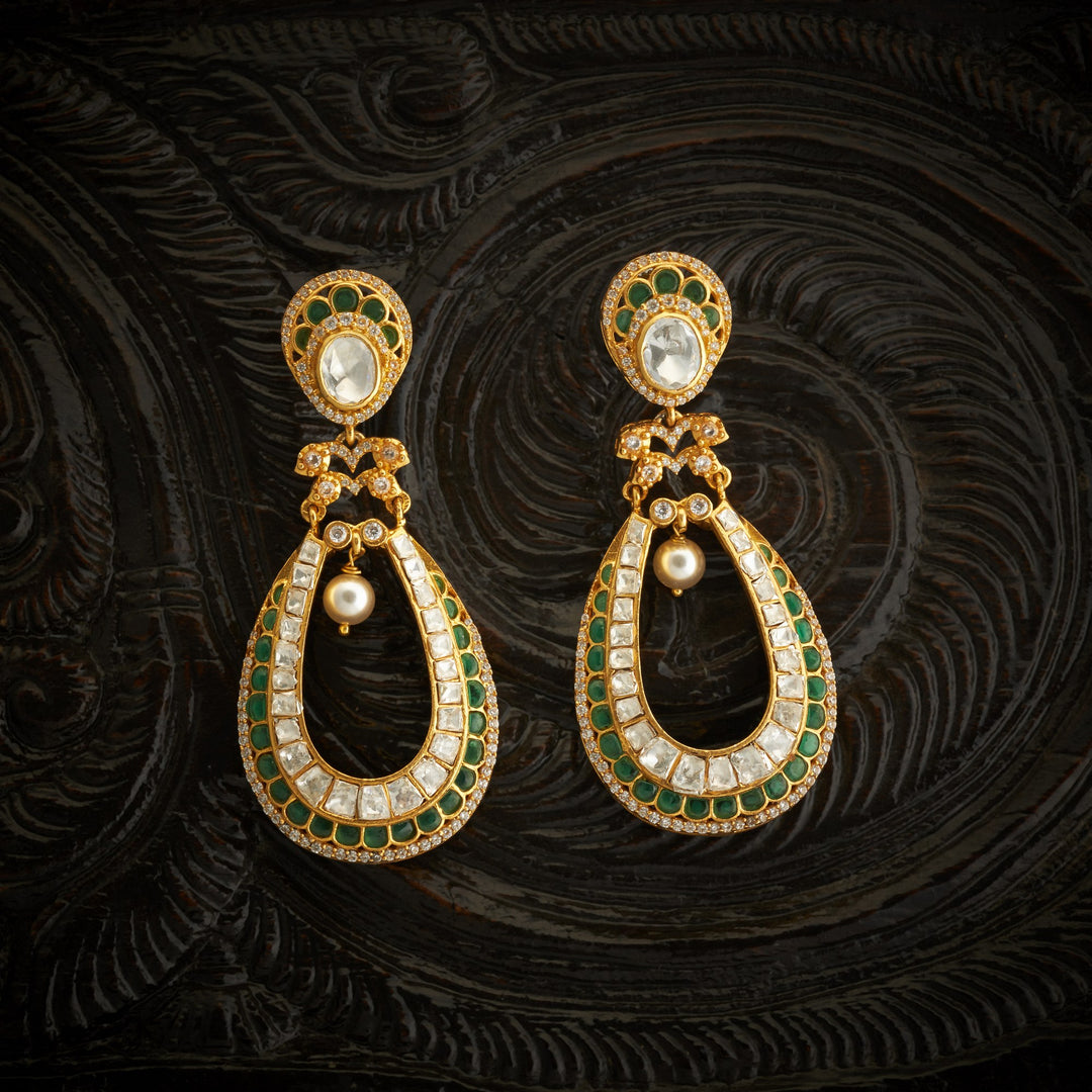 Verdant Luxe Moissanite Danglers