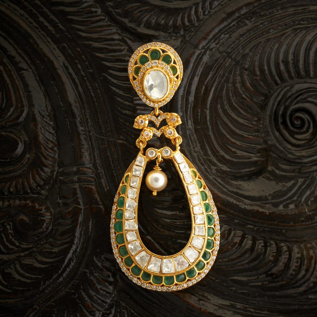 Verdant Luxe Moissanite Danglers