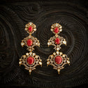 Coral-Grace Victorian Danglers