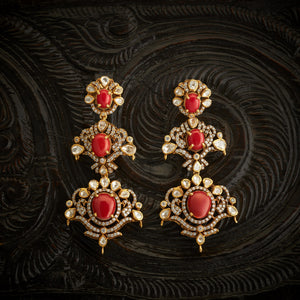 Coral-Grace Victorian Danglers