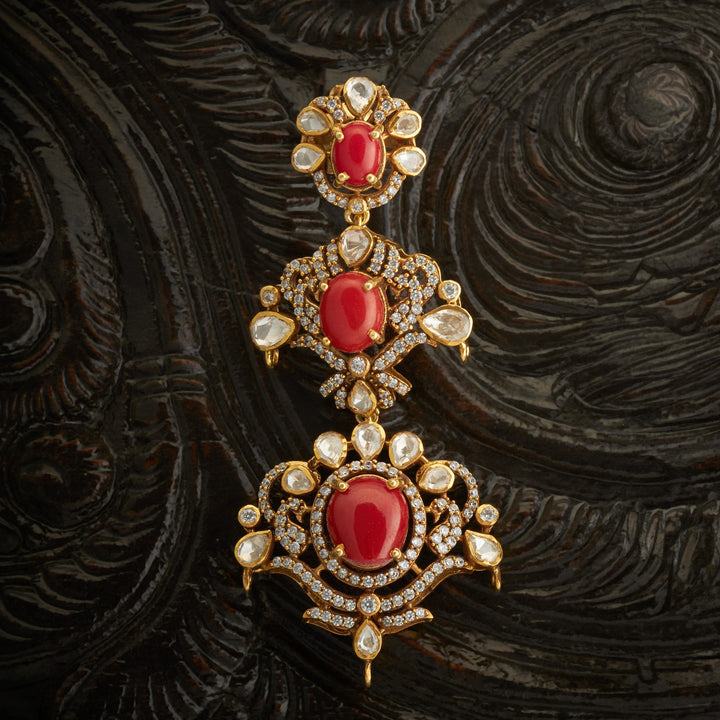Coral-Grace Victorian Danglers