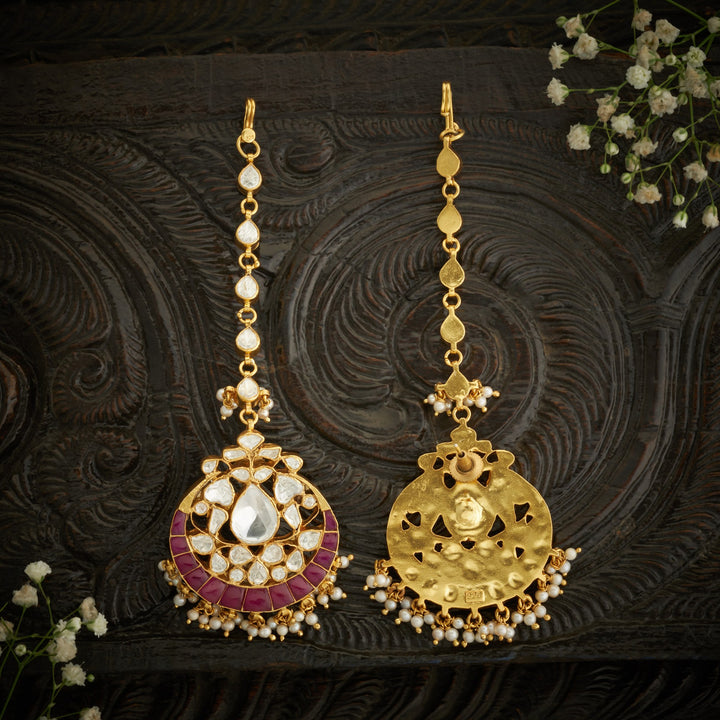 Heera Gulab Moissanite Chandbali