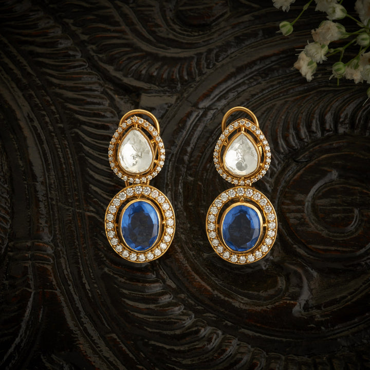 Blue Opulence Victorian Danglers