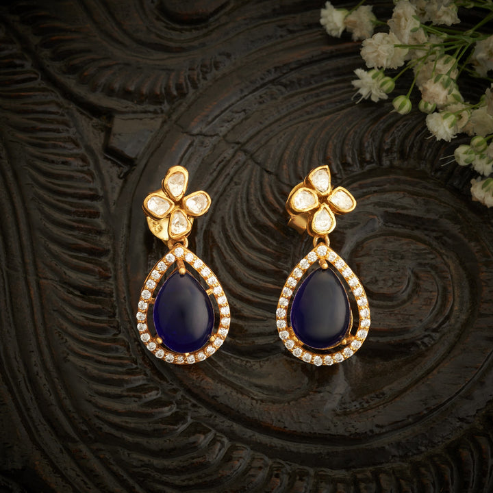 Ocean Glow Moissanite Danglers