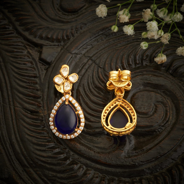 Ocean Glow Moissanite Danglers