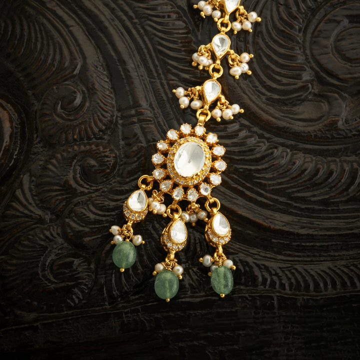 Amodini Moissanite Maang Tikka