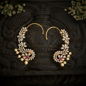 Pear-Flori CZ Ear Cuff