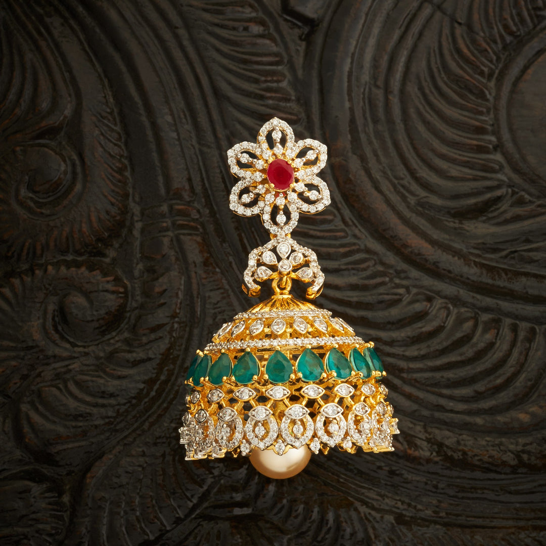 Zariya Bloom CZ Jhumki