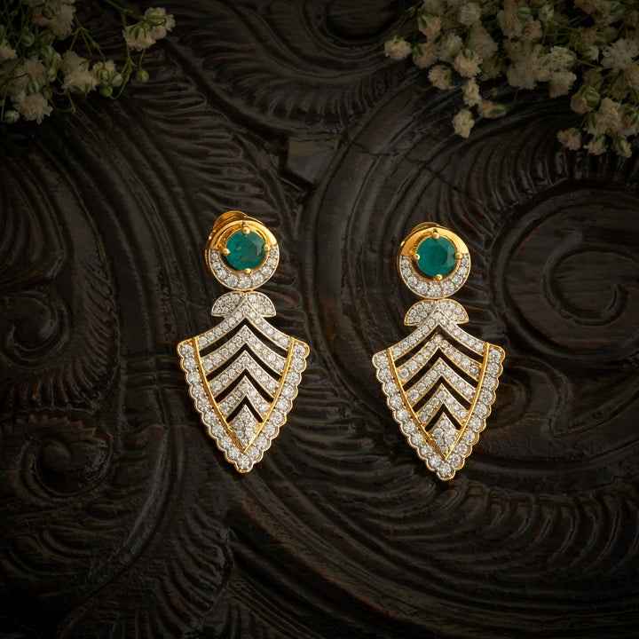 Leaf Arc CZ Danglers