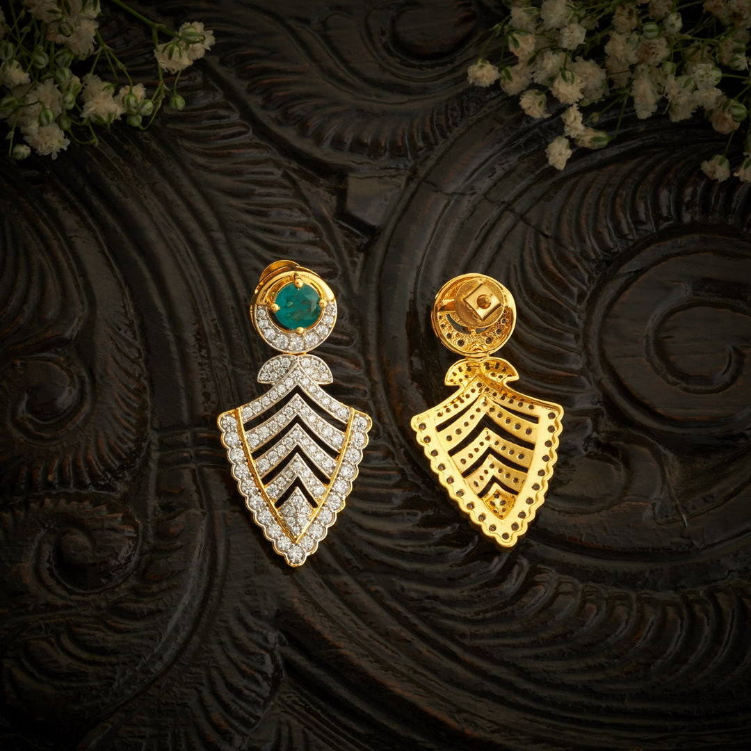 Leaf Arc CZ Danglers