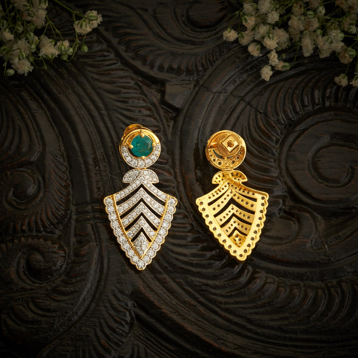 Leaf Arc CZ Danglers
