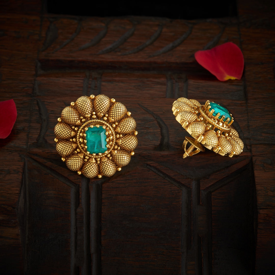 Dusky Dew Nakshi Studs