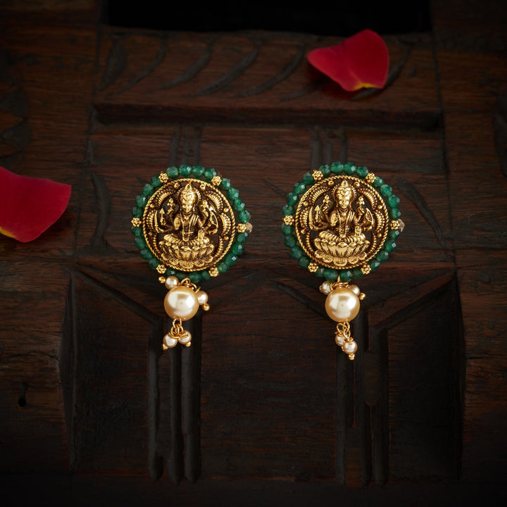 Lakshmi Divine Temple Studs