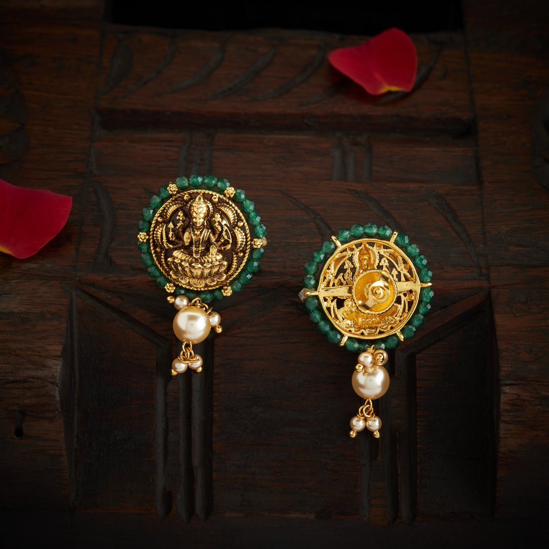 Lakshmi Divine Temple Studs