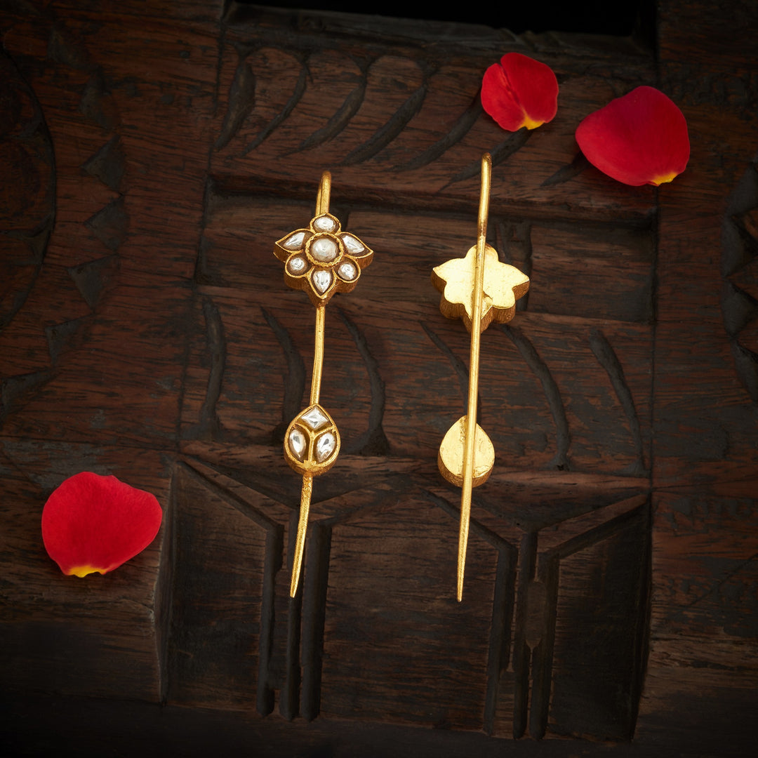 Laurel Arc Kundan Ear Cuff