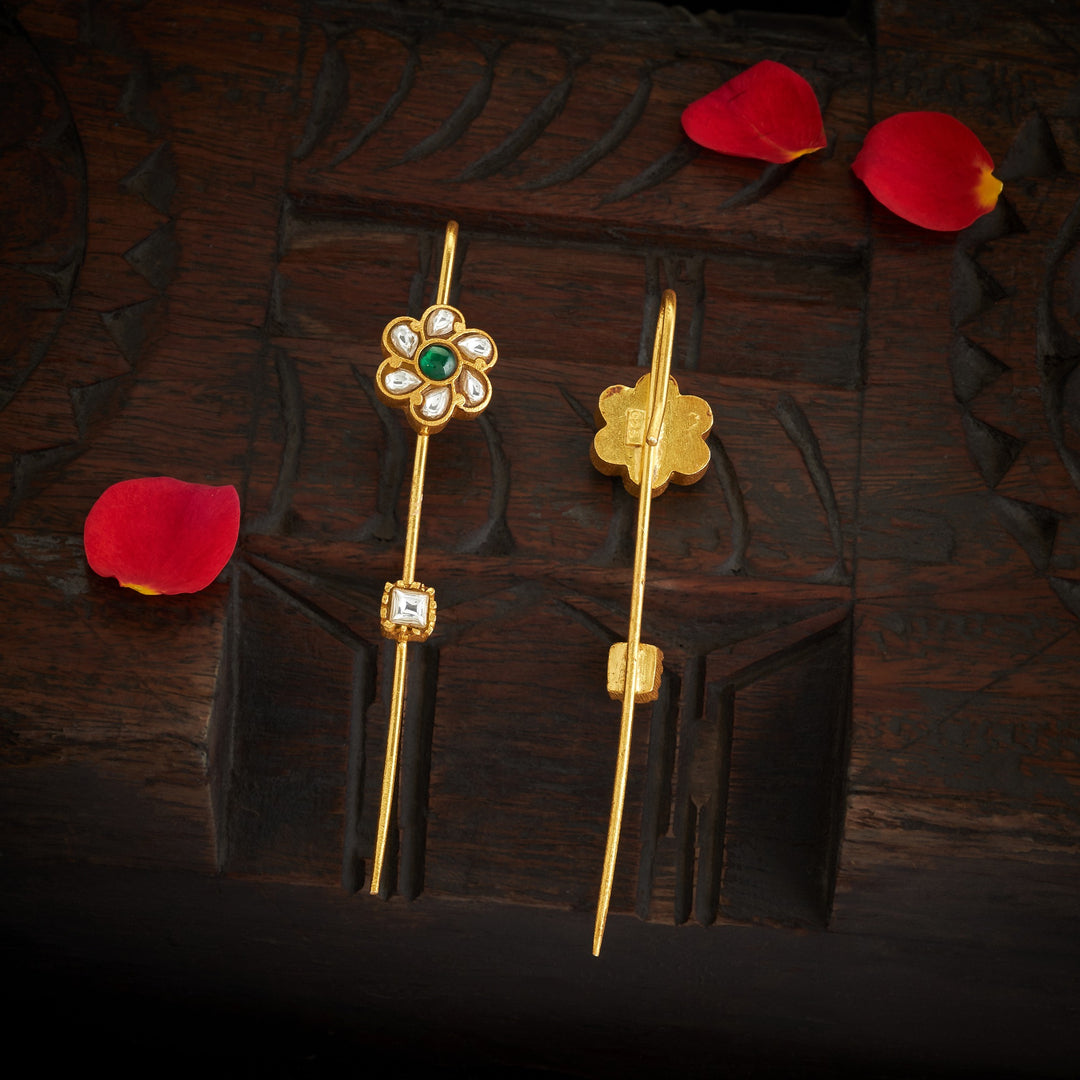 Celestial Arc Kundan Ear Cuff