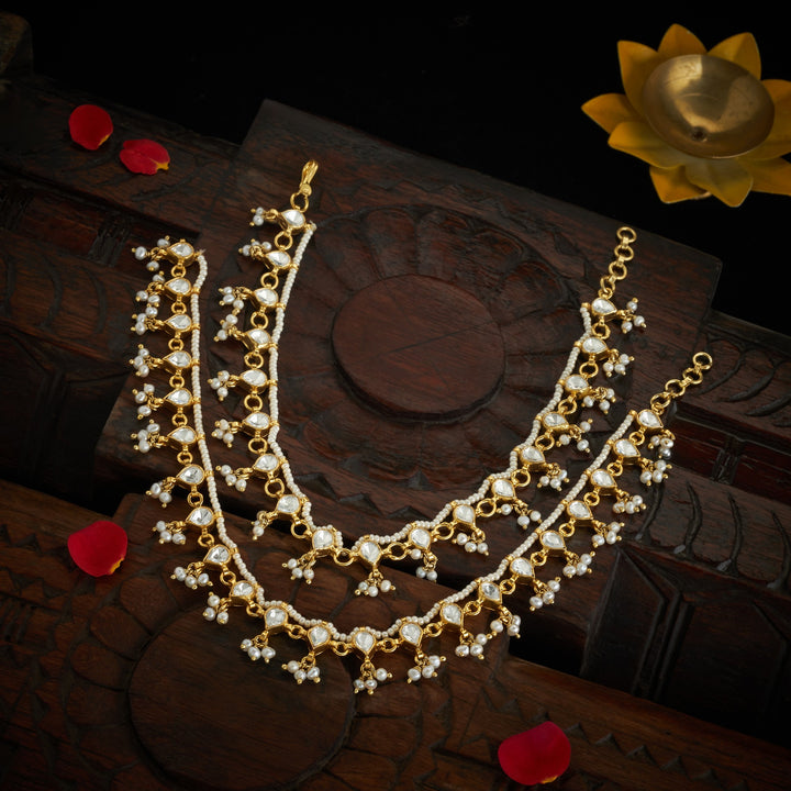 Pear Moissanite Payal