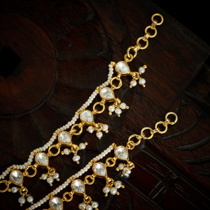 Pear Moissanite Payal