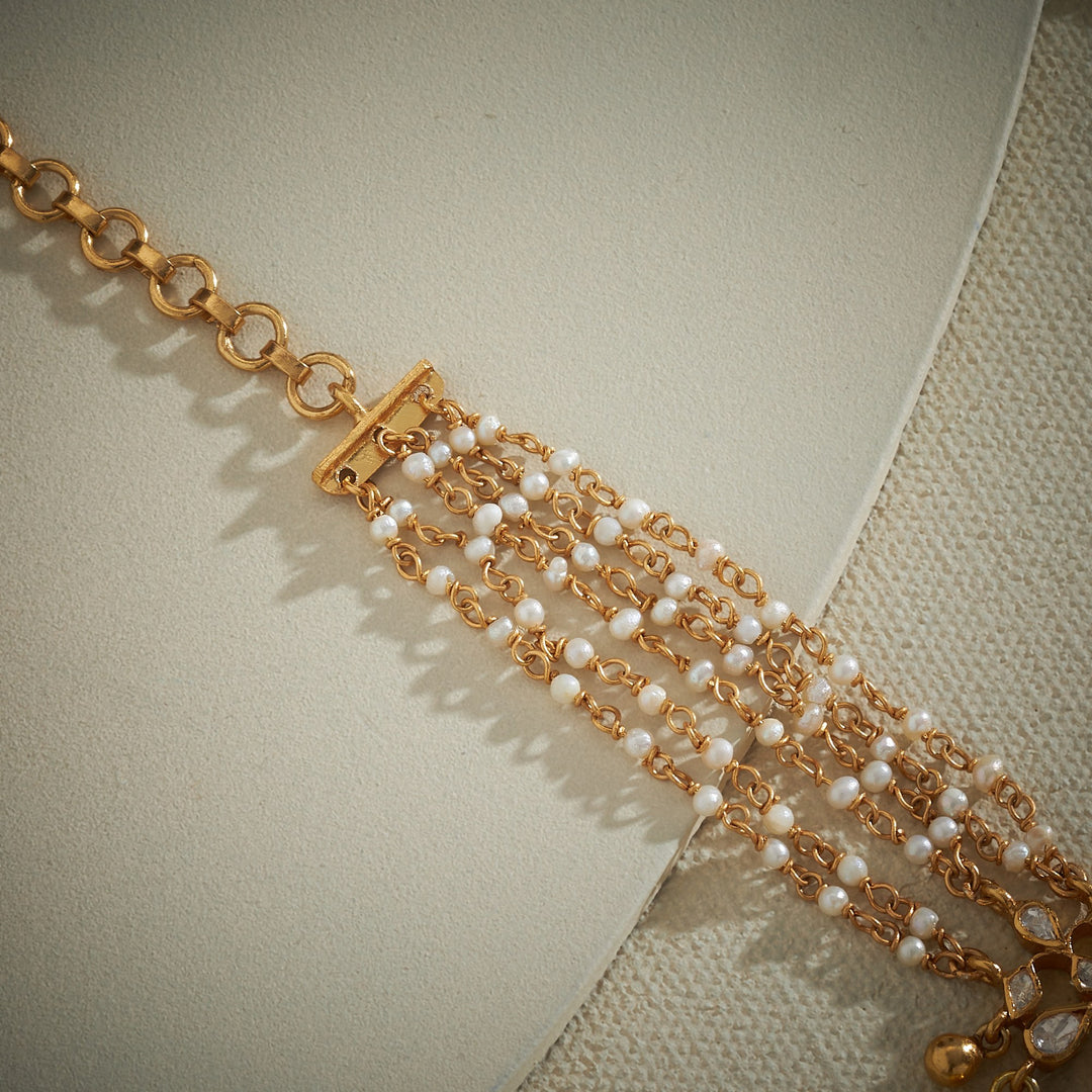 Navaratna Moissanite Necklace