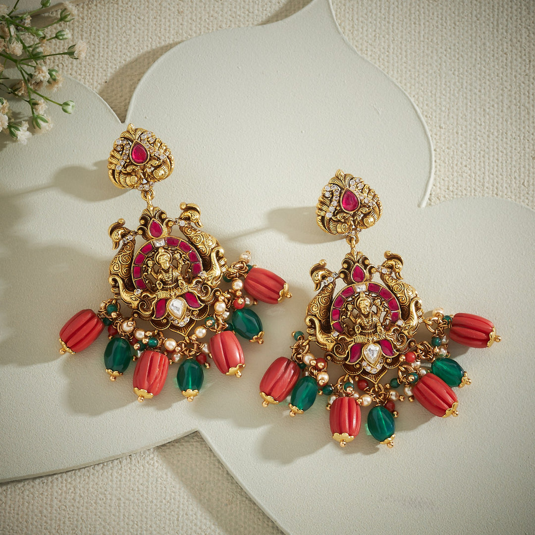 Lakshmi Prabha Temple Necklace