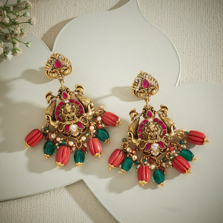 Lakshmi Prabha Temple Necklace
