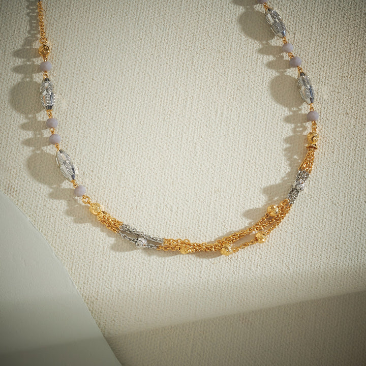 Grey Beads Necklace