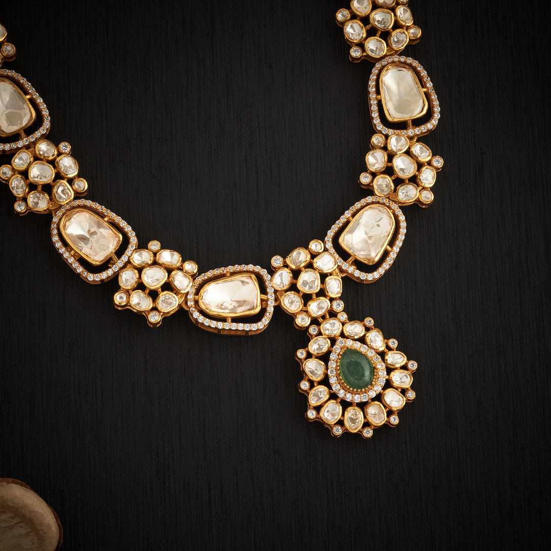 Petal Veil Moissanite Necklace Set