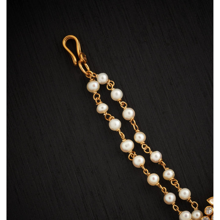 Roshanara Pearl Moissanite Choker Set