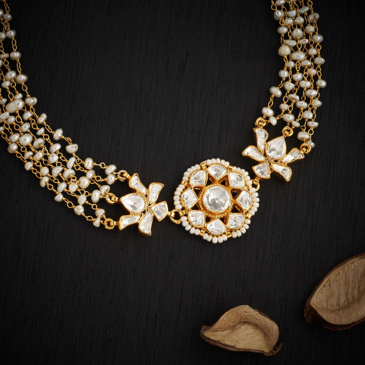 Lotus Serenity Moissanite Choker Set