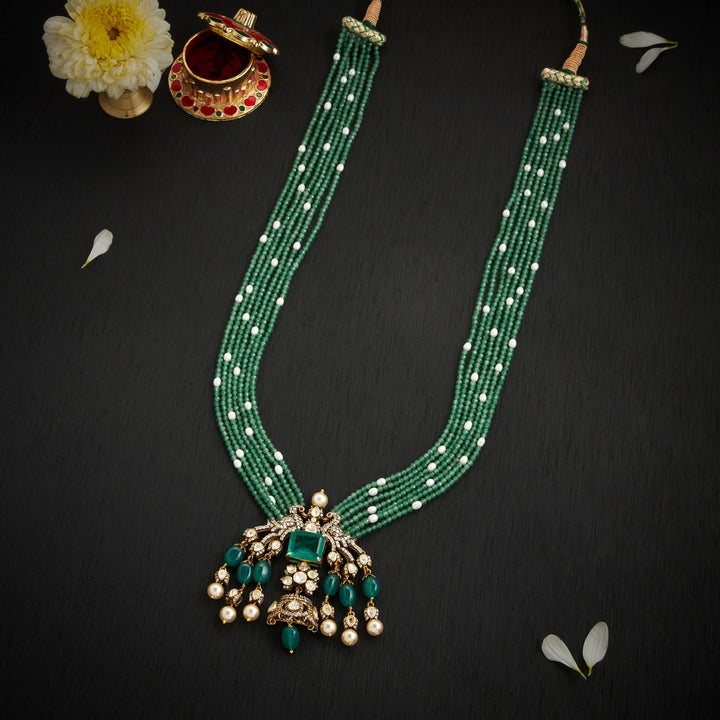Peacock Crown Victorian Necklace