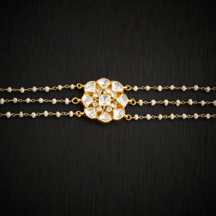 Pearl Moissanite Mathapatti