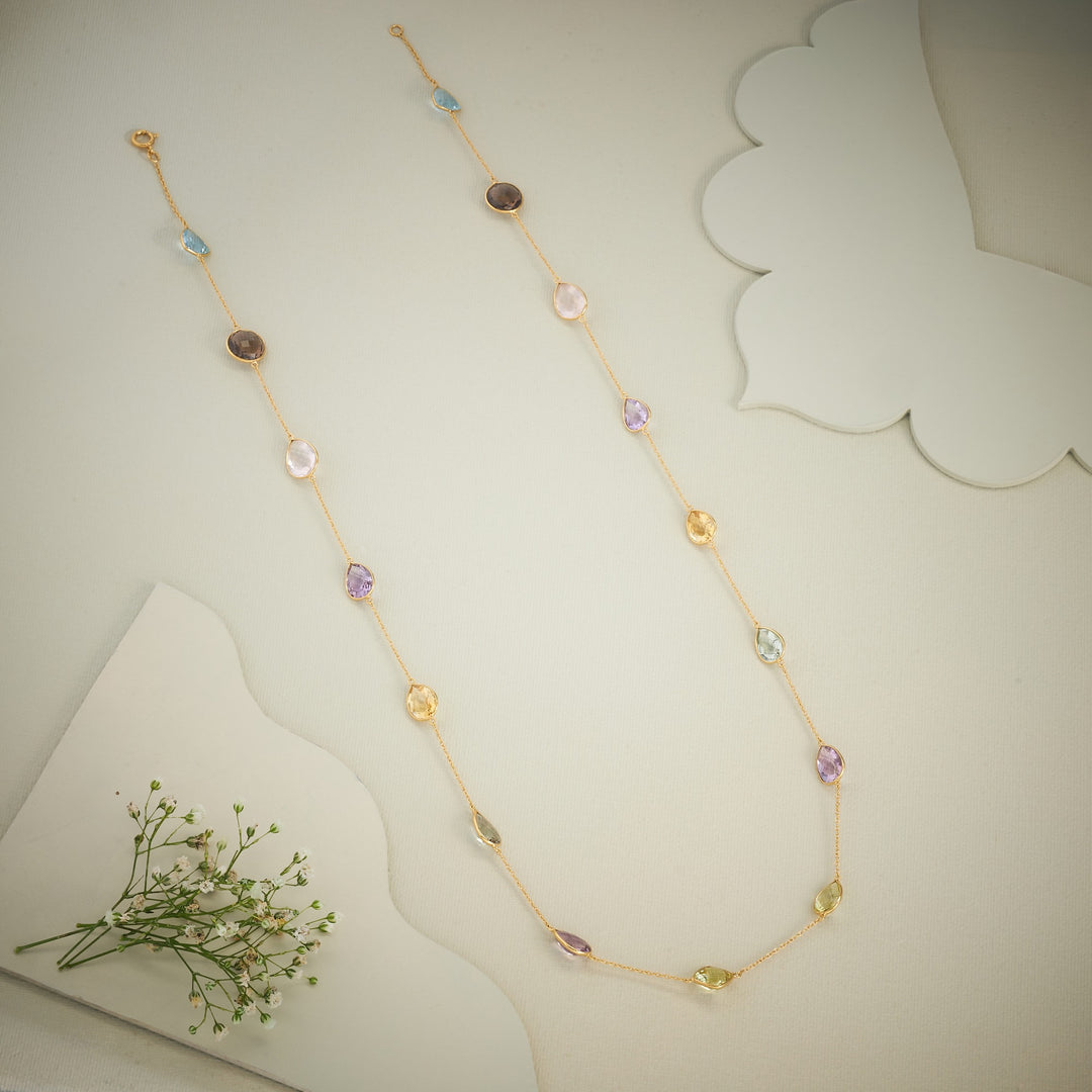 Mosaic Luxe Gemstone Chain